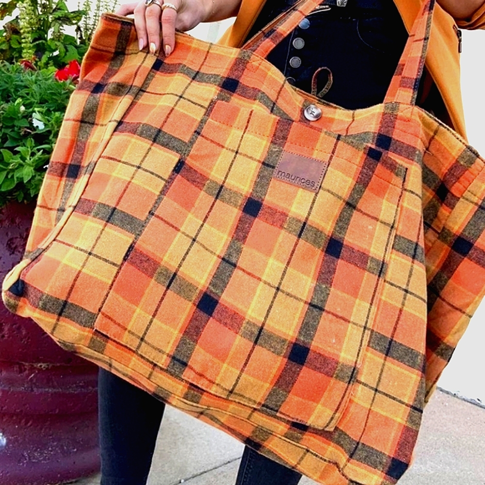 Maurices - Plaid Carry-All Tote - NWTs*